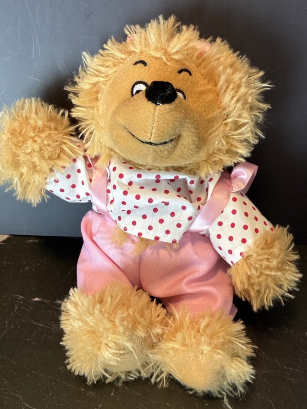 Berenstain Bears Plush Pink Polka Dot Outfit Stuffed Animal